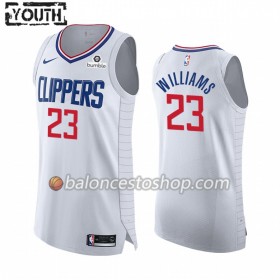 Camiseta Niños NBA Los Angeles Clippers Lou Williams 23 2019-20 Nike Association Edition Swingman